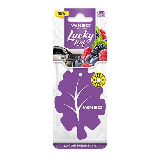 Освежитель воздуха WINSO Lucky Leaf, целлюлозный ароматизатор, Wildberry Киев