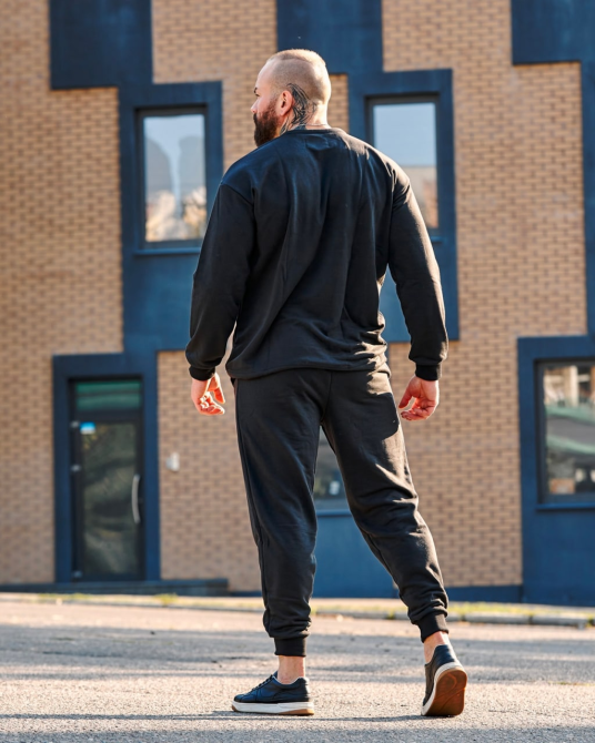 Костюм світшот Чорний M Харків - фото 2