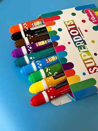 Детские точечные маркеры 35509, 10 цветов по 60 мл Винница