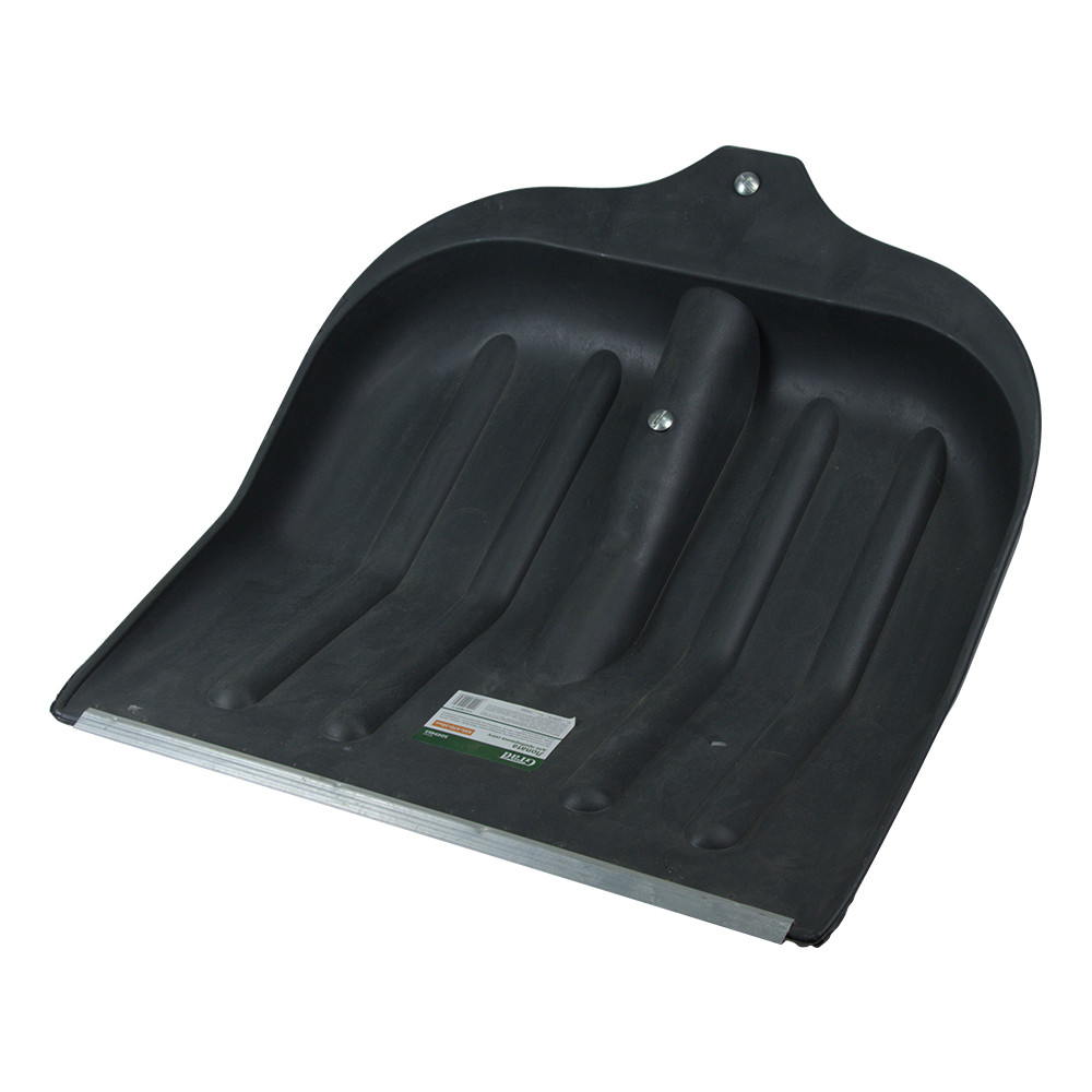 Grad Лопата для уборки снега пластиковая с алюминиевой планкой 440×460×10мм (чёрная) GRAD (5049 Киев - изображение 3