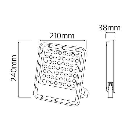 Прожектор светодиодный 100W 6400K OSELO-100 Киев