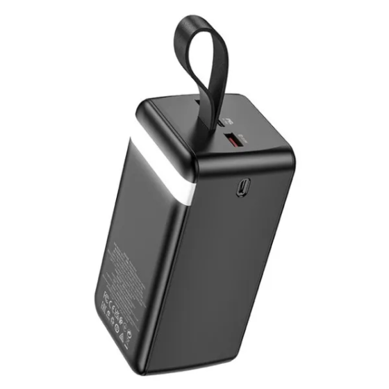 Power Bank Повербанк с быстрой зарядкой и фонарем 50000mAh BOROFONE BJ14D PD20W+QC3.0 Одесса