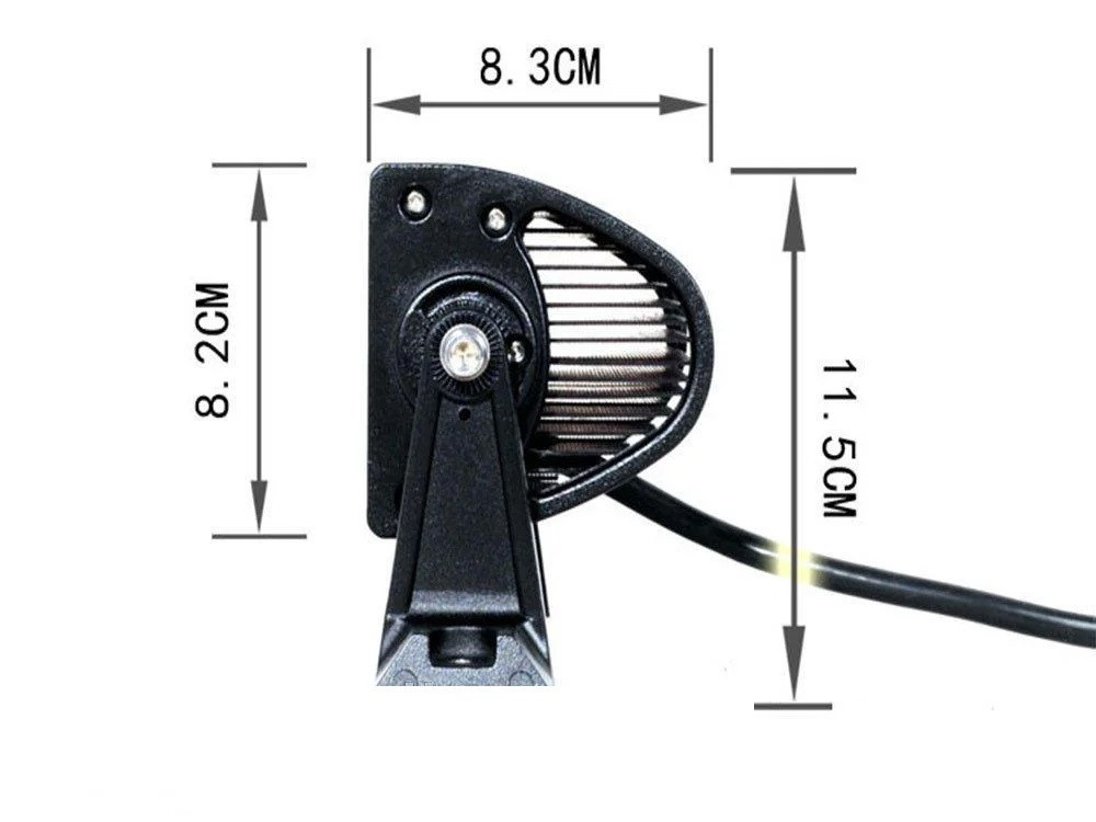 Світлодіодна балка (люстра) AllLight HP-240W ближнє+дальнє WHITE 12/24V Харьков - изображение 6