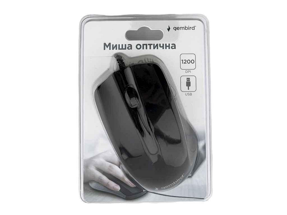 Мишка дротова компютерна MUS-101 ТМ Gembird Київ - фото 1