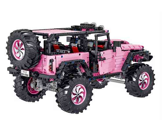 Конструктор детский внедорожник “Джип розовый” игровой  на 2471 деталь Каменец-Подольский