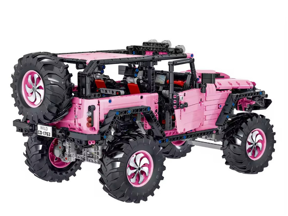 Конструктор дитячий позашляховик "Джип рожевий" ігровий на 2471 деталь Кам'янець-Подільський - фото 4