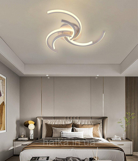 Люстра светодиодная акриловая Sirius LCD3002 WT белая Киев - изображение 2