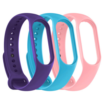 Ремінець до фітнес браслета Armorstandart комплект 3шт Xiaomi Mi Band 4/3 Crush (ARM87028) Вінниця - фото 2