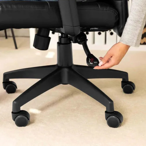 Офисное кресло со спинкой и подлокотниками черное Adelo Стильное компьютерное кресло Кресло руководителя Киев - изображение 9