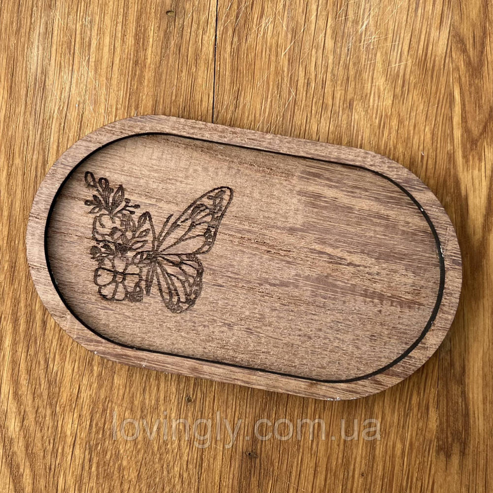 Подставка для свечи или украшений из натурального дерева акации Ирпень - изображение 1