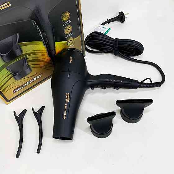 Фен для укладки любых волос VGR, Фен для волос с холодным обдувом без вреда JS-15 Львов