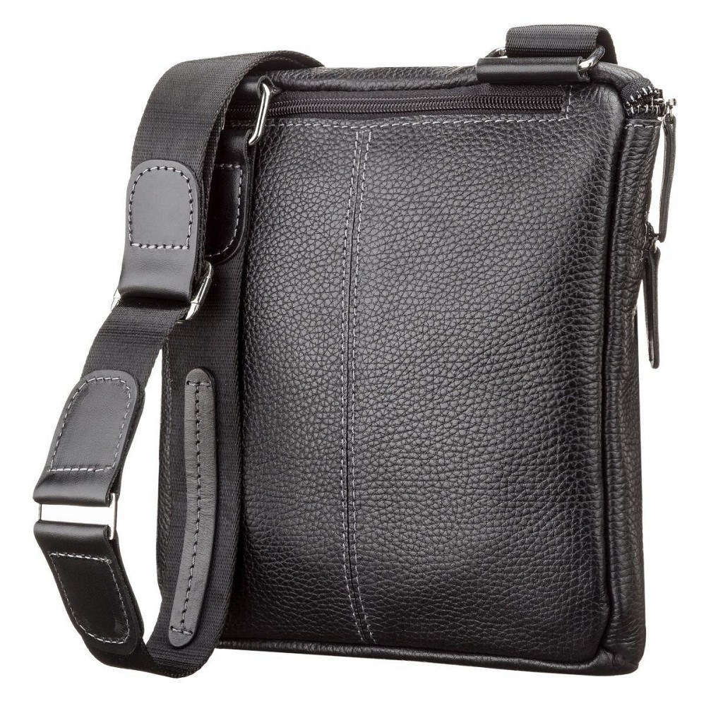 Сумка чоловіча SHVIGEL 11102 шкіряна Чорна Київ - фото 6