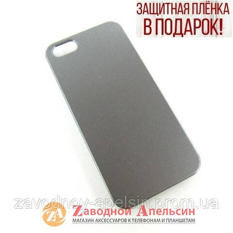 IPhone 5 5s se пластиковый чехол серый Одесса - изображение 1