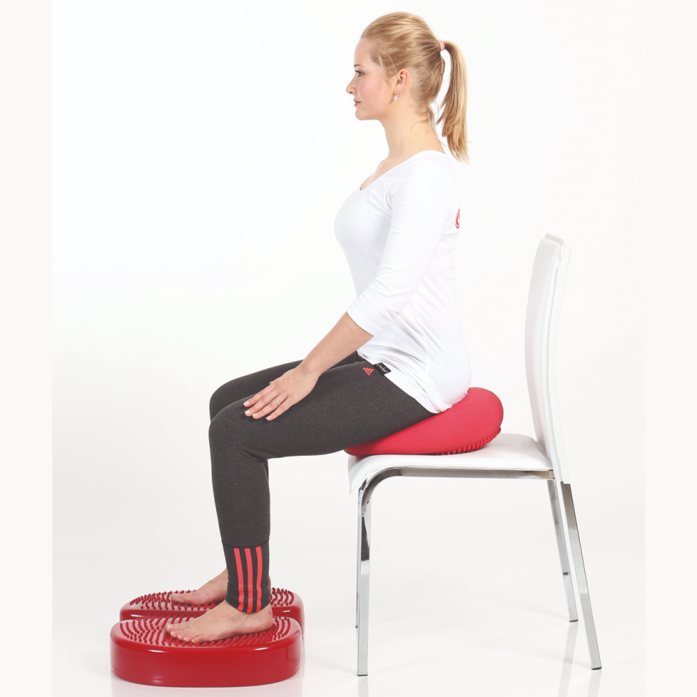 Балансировочная подушка Togu Dynair® Ballkissen® Senso® - 33 см (красная) Днепр - изображение 9