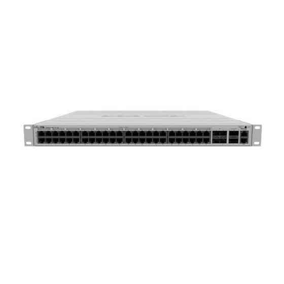 Комутатор MikroTik CRS354-48P-4S+2Q+RM (48xGE PoE+, 4xSFP+, 2xQSFP+, 750W max, L3) QCA9531 650 МГц Харьков