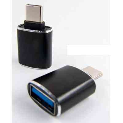 Переходник OTG USB - Type-C grey Dengos (ADP-018) Винница