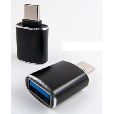 Перехідник OTG USB - Type-C grey Dengos (ADP-018) Вінниця - фото 2