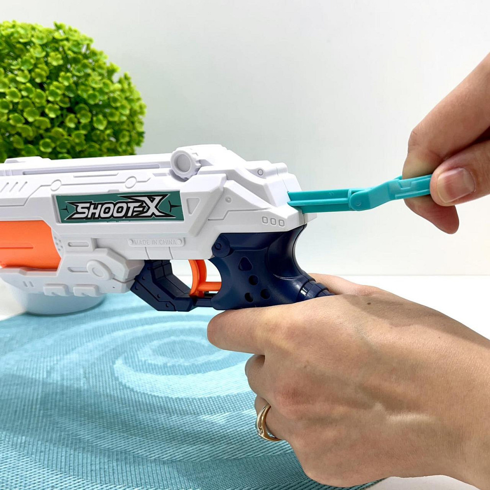 Бластер іграшковий з кульками 20 см Білий (648-32) Чернигов - изображение 8