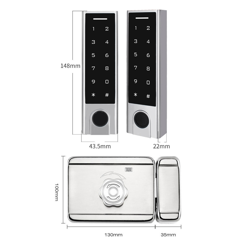 Беспроводной биометрический комплект контроля доступа SEVEN LOCK SL-7701F Киев - изображение 3