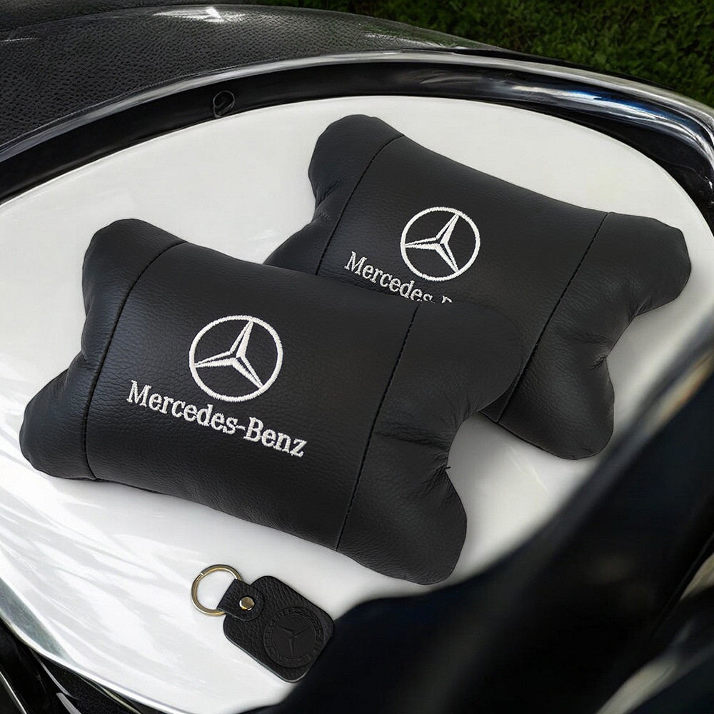 Подушка на подголовник в авто Mercedes-Benz, Оригинальный подарок автомобилисту, Автоподушка для шеи KR-31 Львов - изображение 20