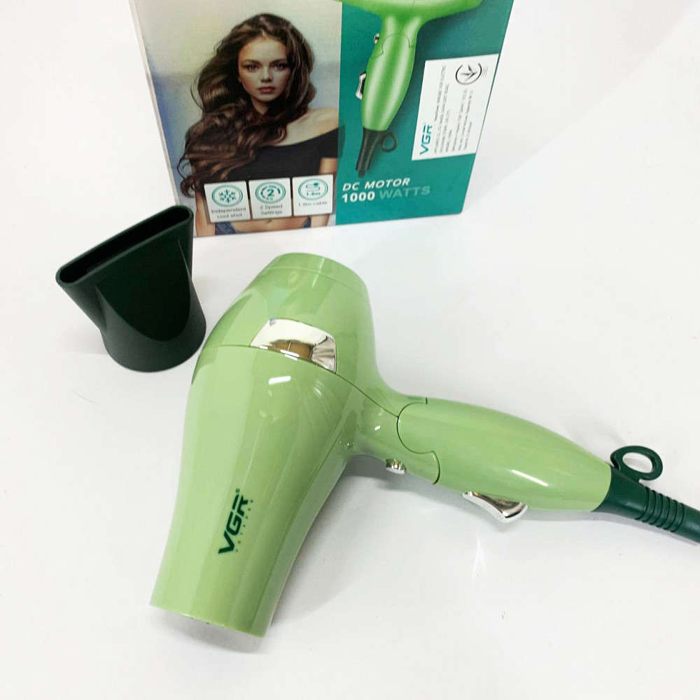 Фен для укладання волосся з функцією іонізації VGR, Потужний універсальний фен Жіночий для волосся QK-10 Івано-Франківськ - фото 3