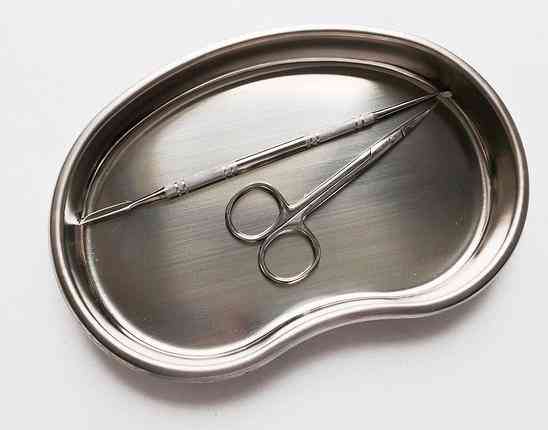 Лоток для інструментів металевий (18,5 см * 11,5 см) срібло Київ