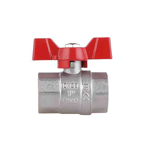 Кран кульовий Thermo Alliance Standart 1" ВР для води (метелик) SD602NW25PN40 Київ