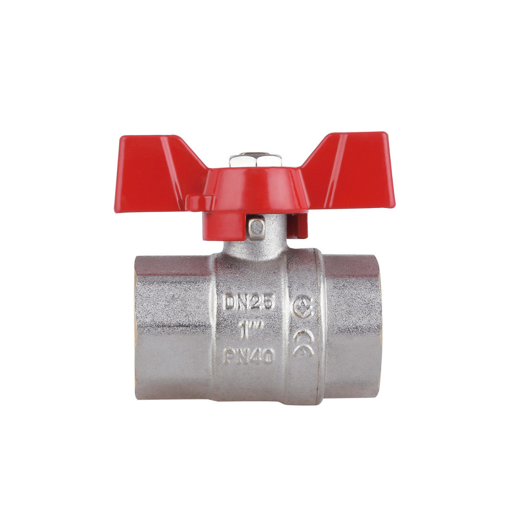 Кран кульовий Thermo Alliance Standart 1" ВР для води (метелик) SD602NW25PN40 Київ - фото 4