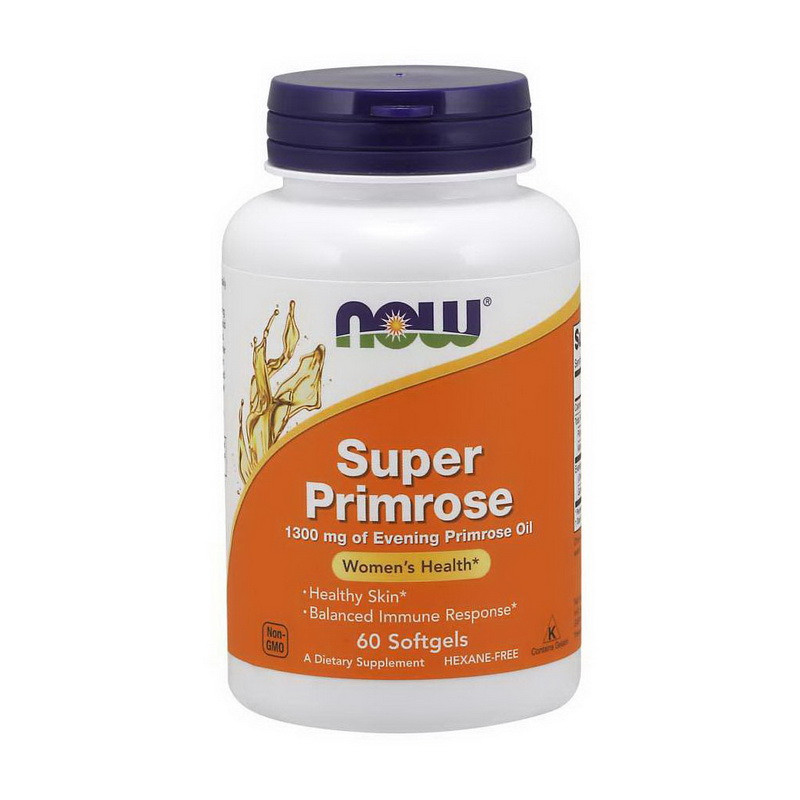 Super Primrose 1300 mg of Evening Primrose Oil (60 softgels) Луцк - изображение 1