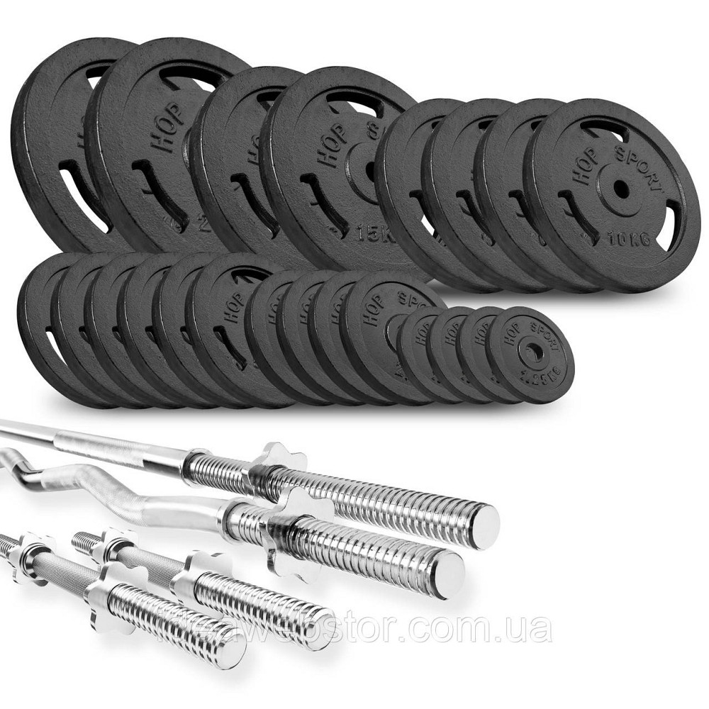 Набір STRONG 179кг з лавкою HS-1065 Київ - фото 3