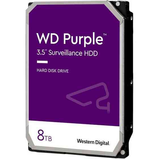 Накопичувач HDD SATA 8.0TB WD Purple 5640 rpm 256MB (WD85PURZ) ( 3.5