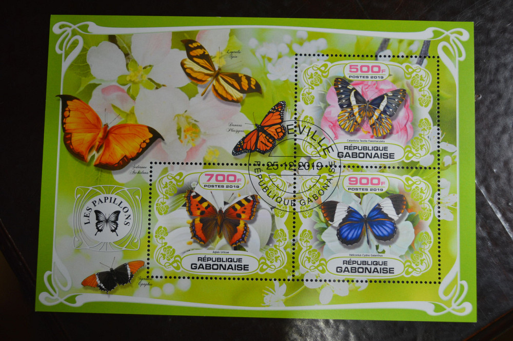 Габон. Марки. Фауна. Блок. 2019 рік (В-1) Полтава - фото 1