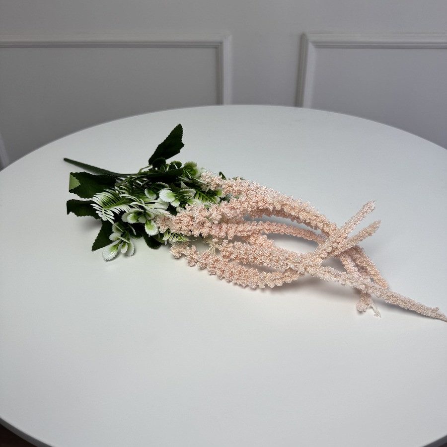 Гілка амаранту штучна 5шт/уп. Колір: світло-рожевий KA-89 Івано-Франківськ - фото 1