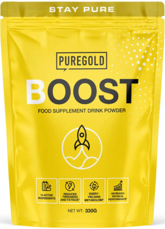 Передтренувальний комплекс Puregold Boost Pre-Workout 330g зелене яблуко Київ