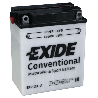 Акумулятор автомобільний EXIDE CONVENTIONAL 12Ah (+/-) (165EN) (EB12A-A) Вінниця - фото 1