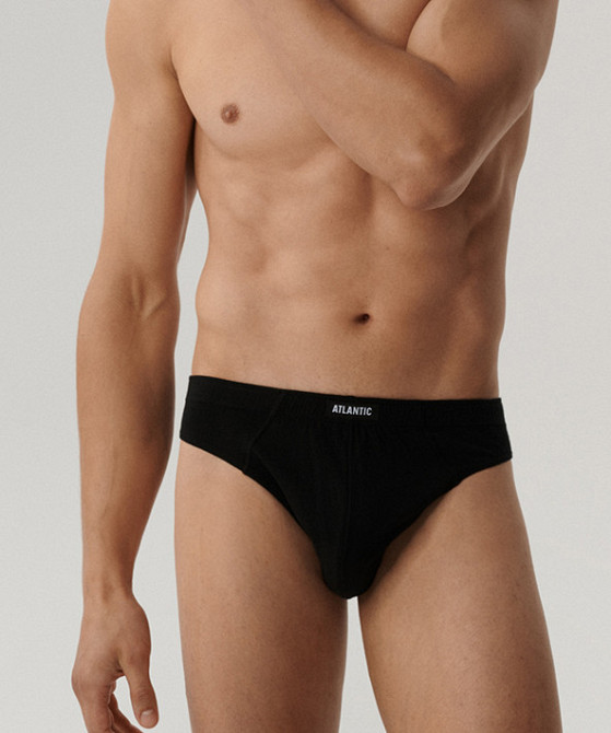 Труси чоловічі спорт чорний (3 шт.) Atlantic Basic 3BMP-322 XXL Київ - фото 3