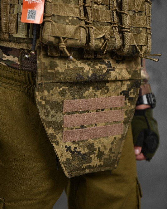 Плитоноска 4 точки скидання піксель Attack з напашником ВН1062 Одеса - фото 5