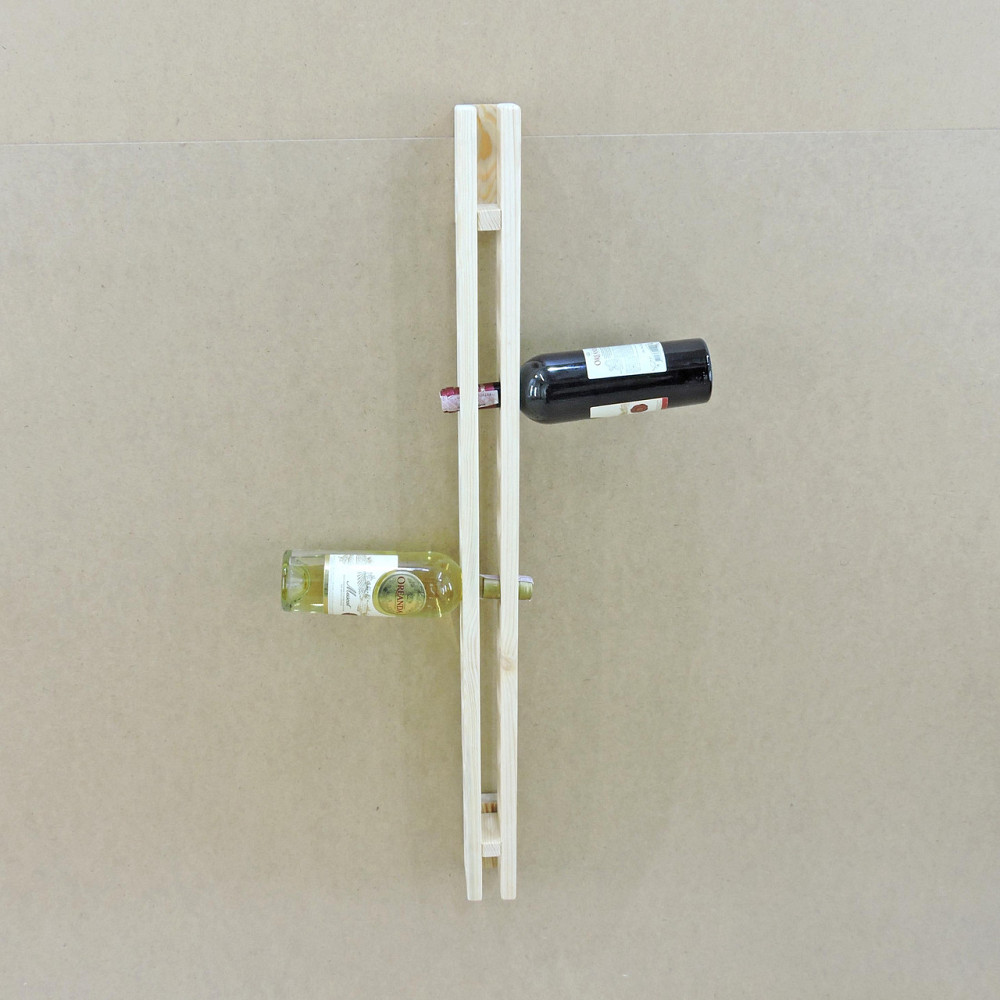 Настенная винная полка 