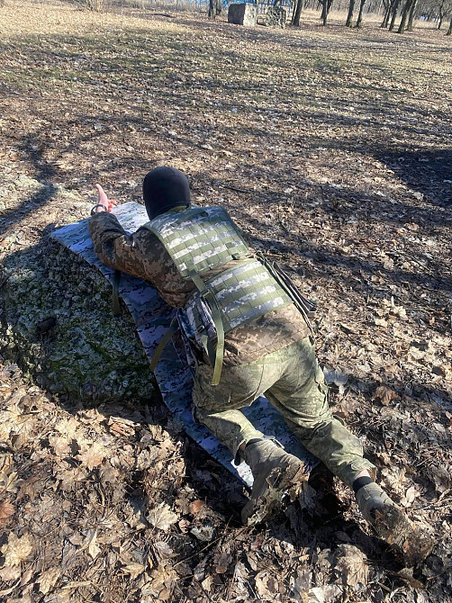 Каремат тактичний складний армійський снайперський сидіння піддупник бістроз&ємний Hotass 165×45 см  Дніпро - фото 4