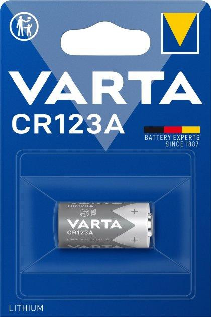 Батарейка литиевая VARTA CR123A BLI 1 LITHIUM Полтава - изображение 1