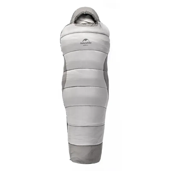 Туристичний спальний мішок-кокон Naturehike P300 (до -13C) Сірий Вінниця