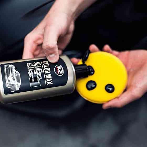 Поліроль для кузова K2 Color Max восковий чорний 250мл Львів