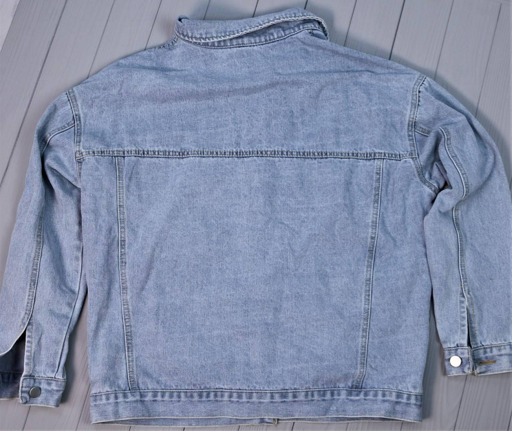 Джинсовая куртка женская оверсайз смайлики р 42-46 Харьков - изображение 5