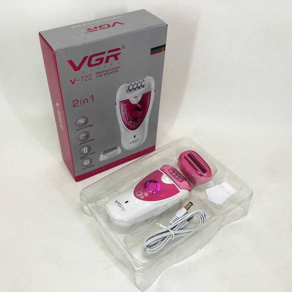 Эпилятор для удаления волос с насадками VGR, Качественный эпилятор женский для любых зон тела YS-82 Львов - изображение 8