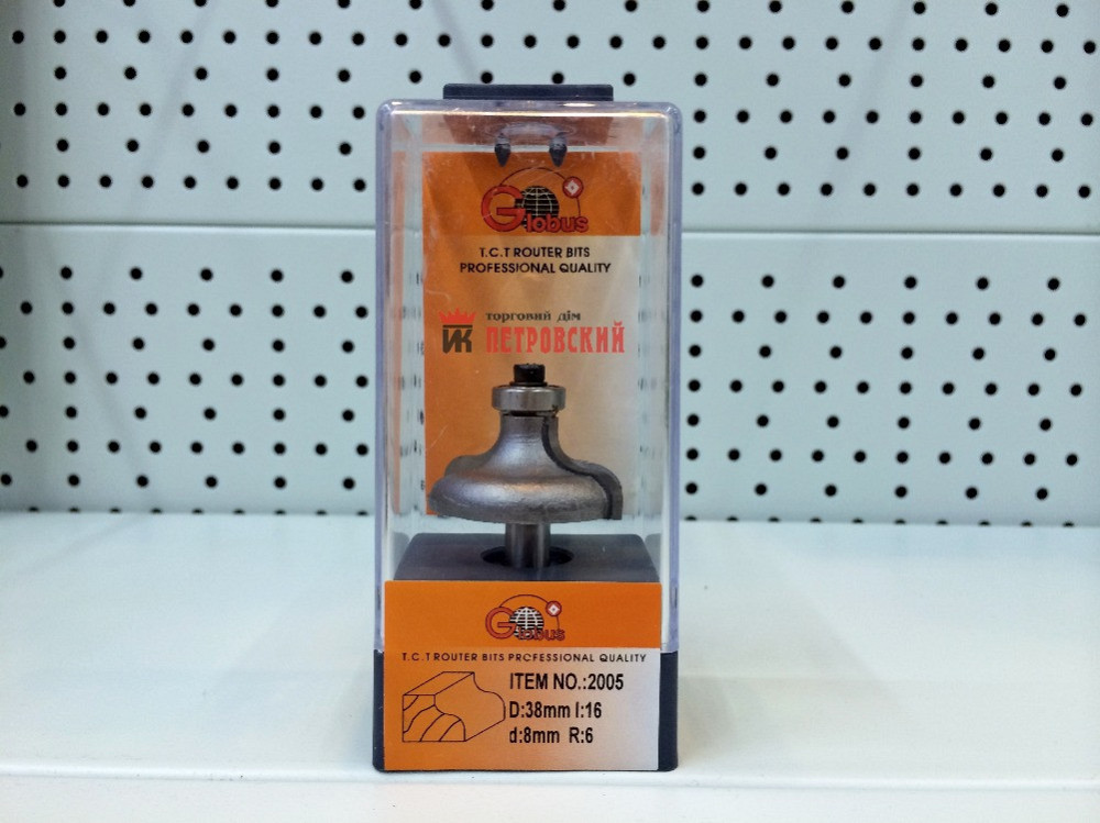 Фреза ГЛОБУС 2005 R6 кромочная фигурная Коломыя - изображение 1