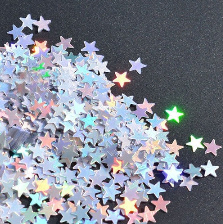 Конфетти Звездочки для праздника жесткий 15 г 5 мм перламутровый Киев - изображение 3