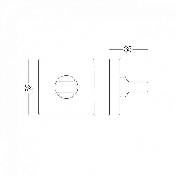 НАКЛАДКА ПІД WC T1 MC МАТОВИЙ ХРОМ Київ