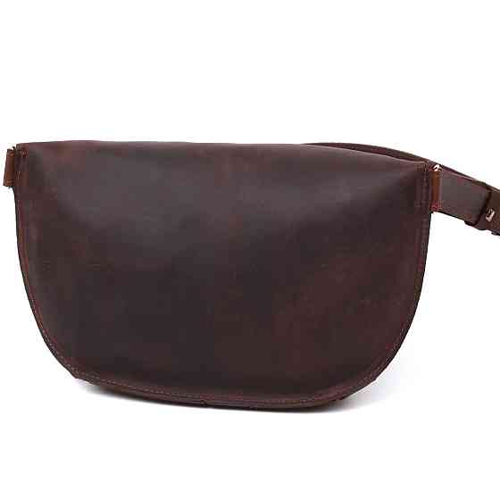 Матовая женская бананка Shvigel 16395 Коричневый Киев