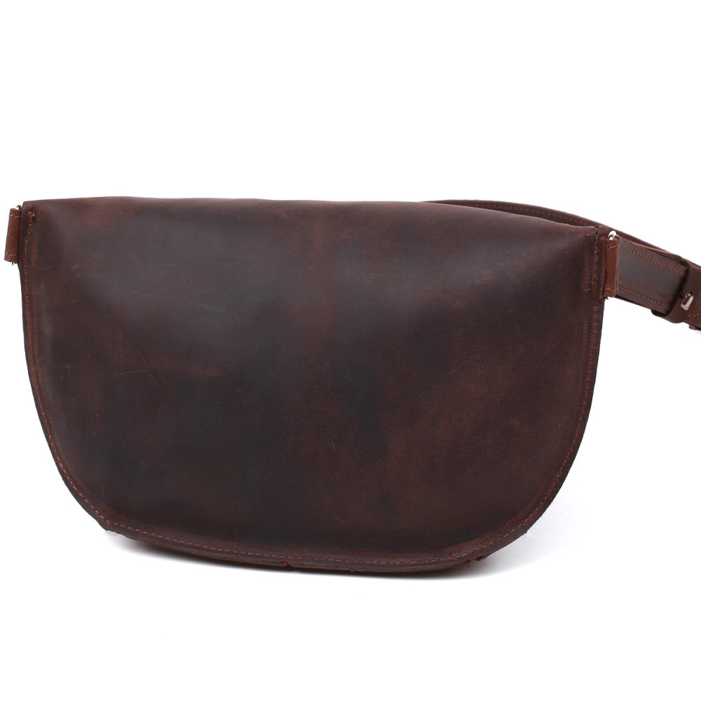 Матовая женская бананка Shvigel 16395 Коричневый Киев - изображение 2