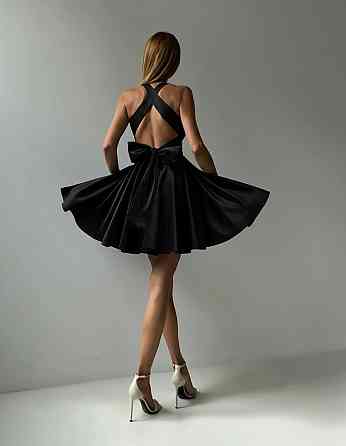 Женское элегантное праздничное бархатное платье Черный, 46/48 Одесса